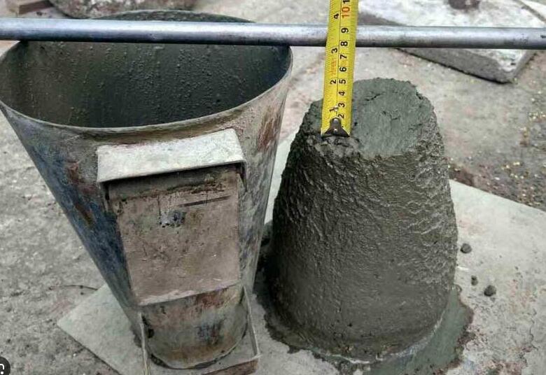 slump of concrete